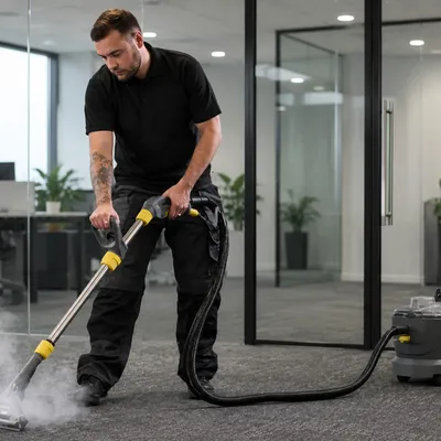 Bilal, carpet steam cleaner at Adelaide Cleaning Co.